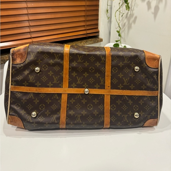 Vintage Louis Vuitton Keepall 60 Bandouliere Monogram Canvas Duffel Travel Bag - Picture 5 of 10